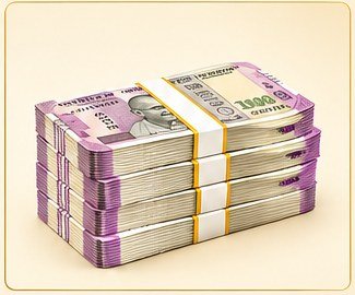 Illustrative cash bundle prize concept