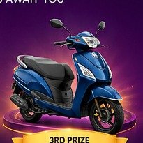 Illustrative scooter prize artwork